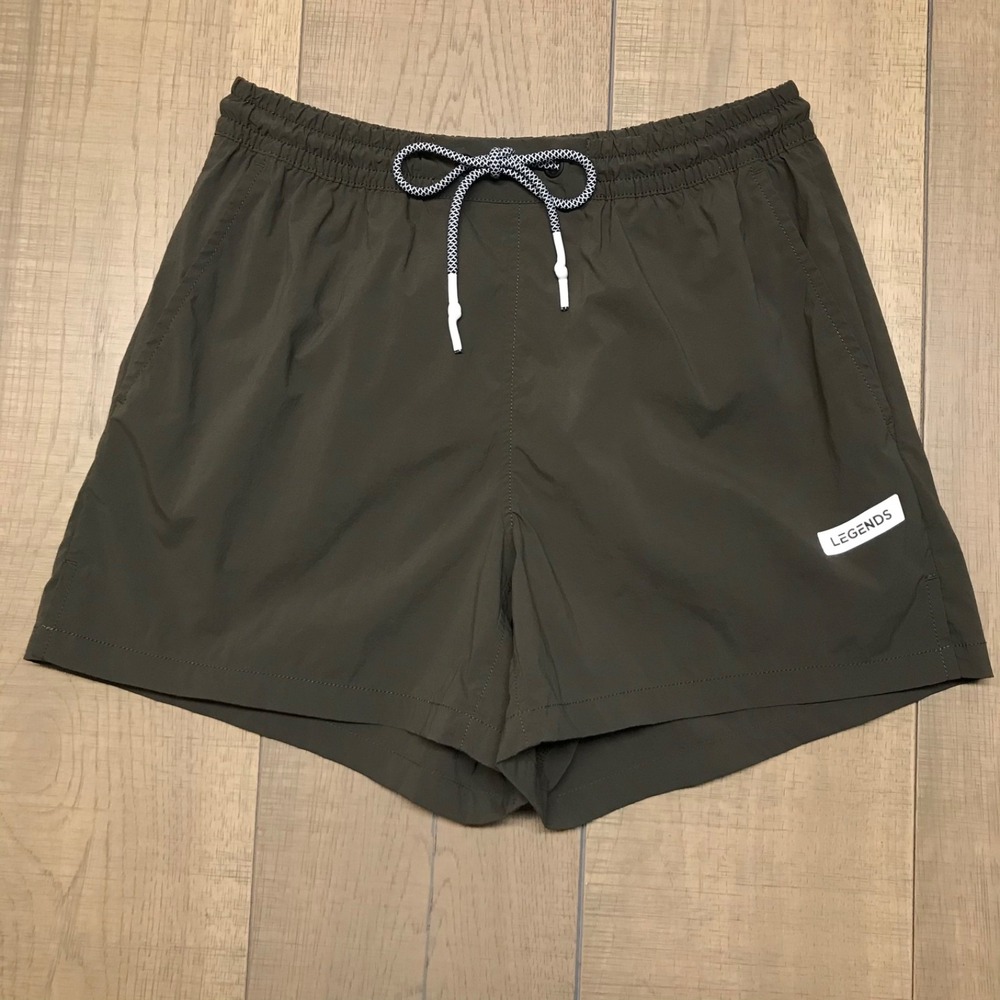 Legends Lennox Shorts Mens Size S Green Gym Run Performance Athletic Lightweight